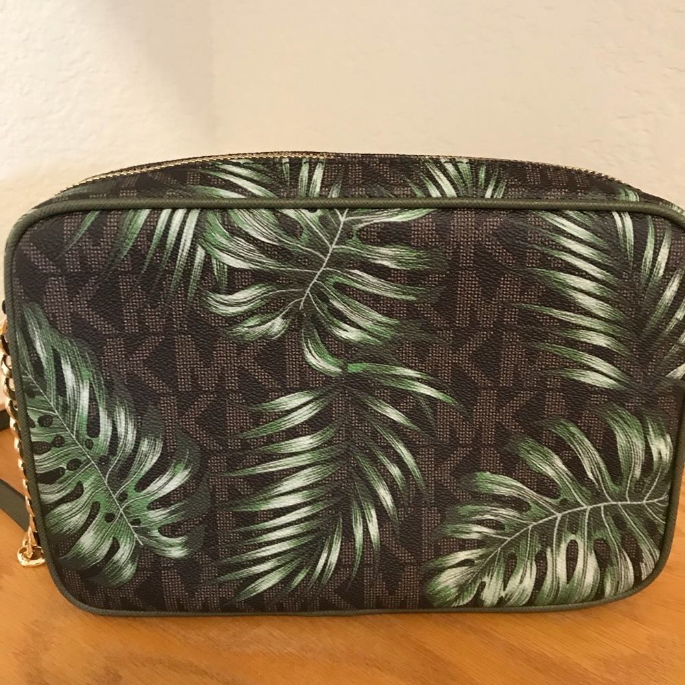 Michael Kors Large Jet set crossbody brown olive - Picture 5 of 8